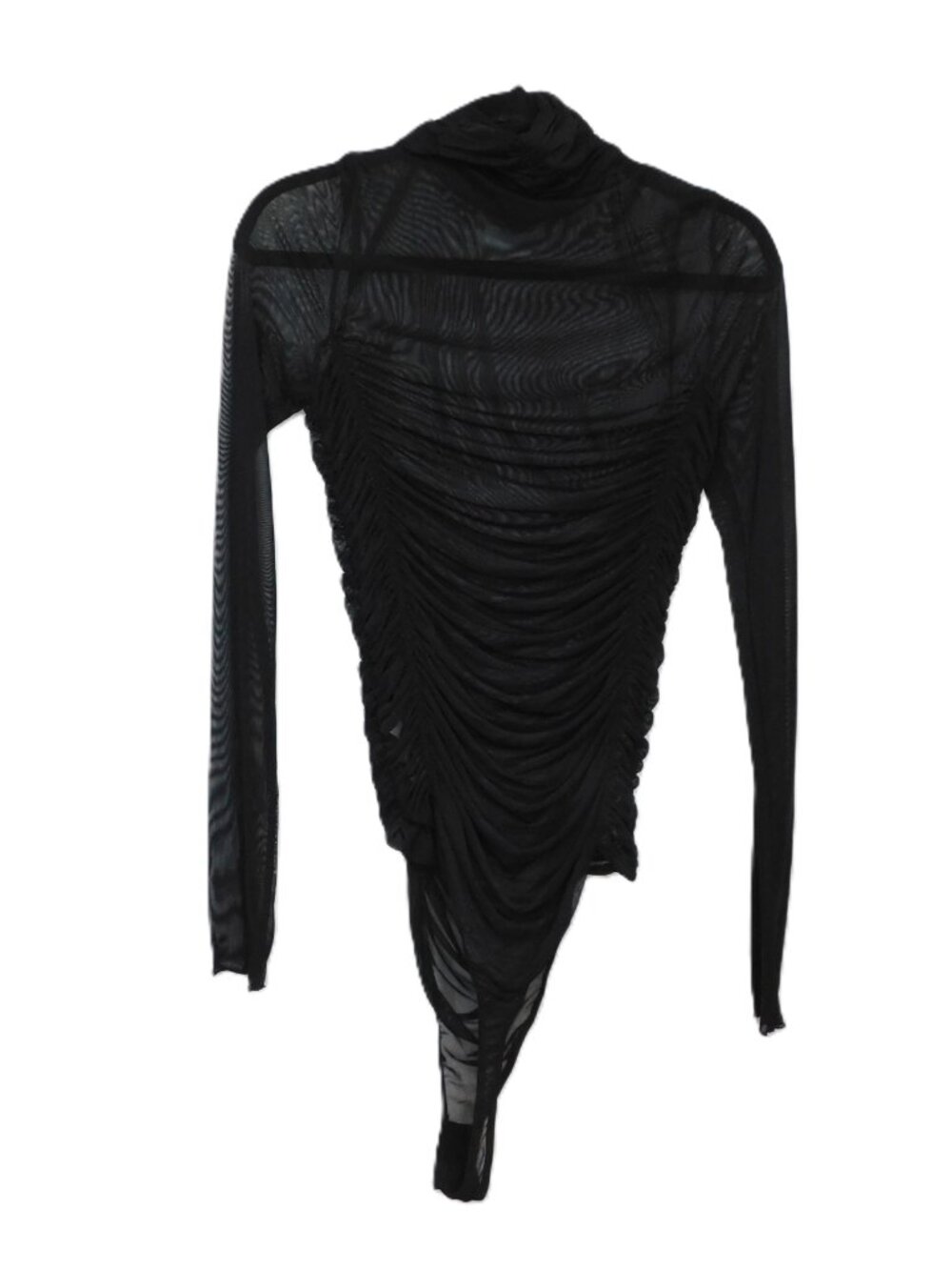 Intimately Free People Black Sheer Risk It All Bodysuit | Goth Emo | EUC | L - Picture 6 of 6